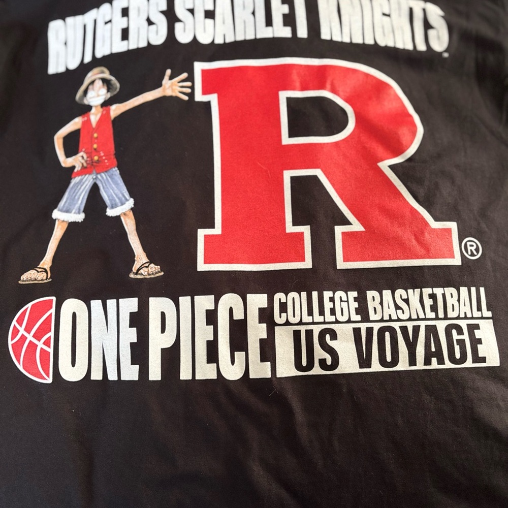 Rutgers Scarlet Knights Black Graphic Tee